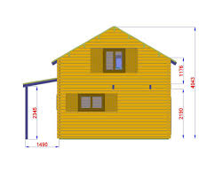 chalet en bois habitable avec etage