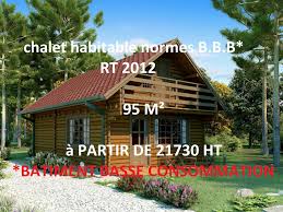 chalet bois rt 2012