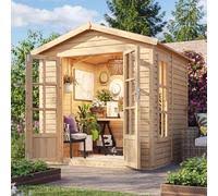 chalet en bois habitable avec mezzanine