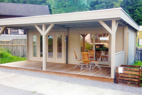 chalet en bois en kit 30m2