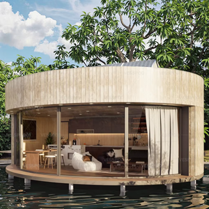 maison en bois rond préfabriqué