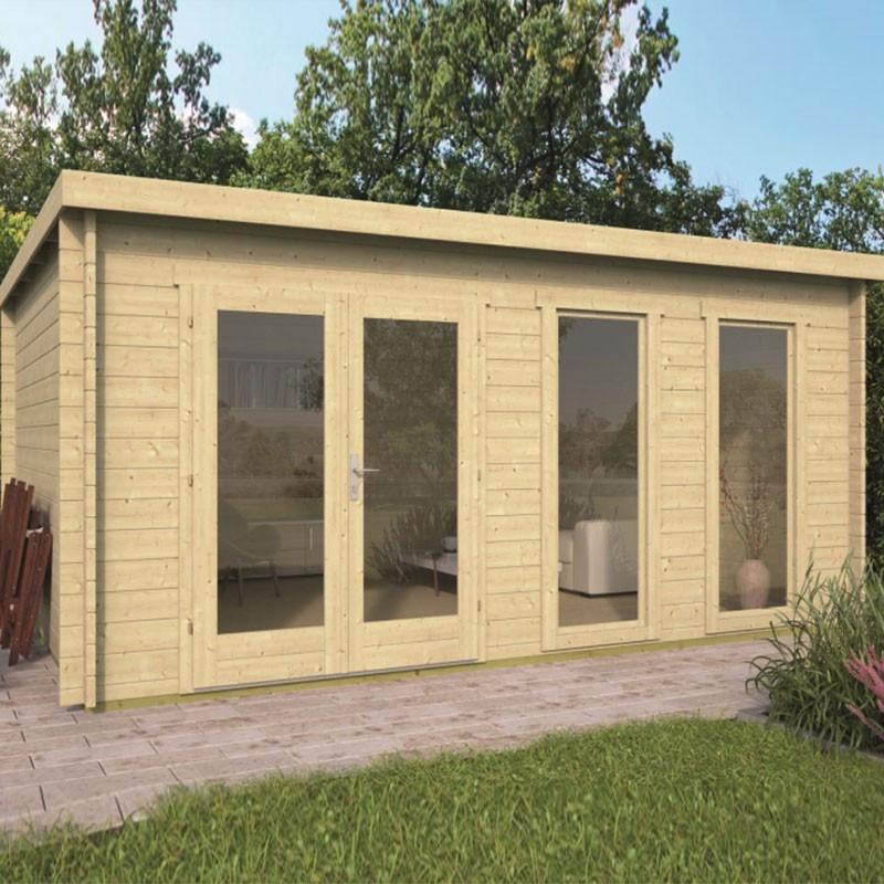 chalet en madrier massif