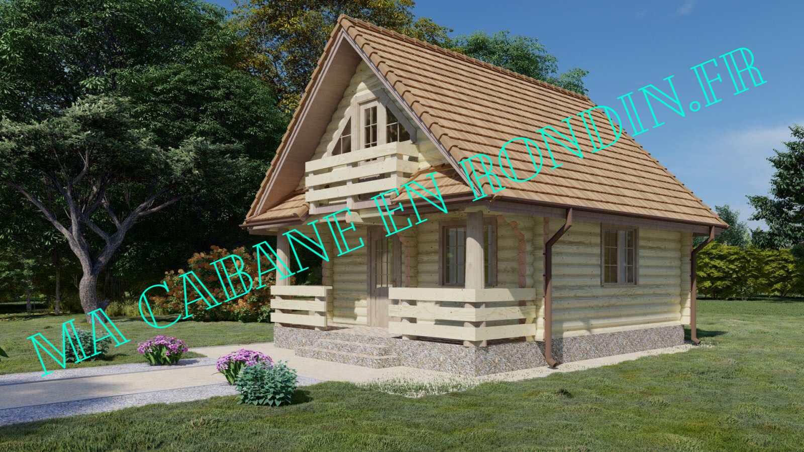 chalet en rondin de bois en kit prix