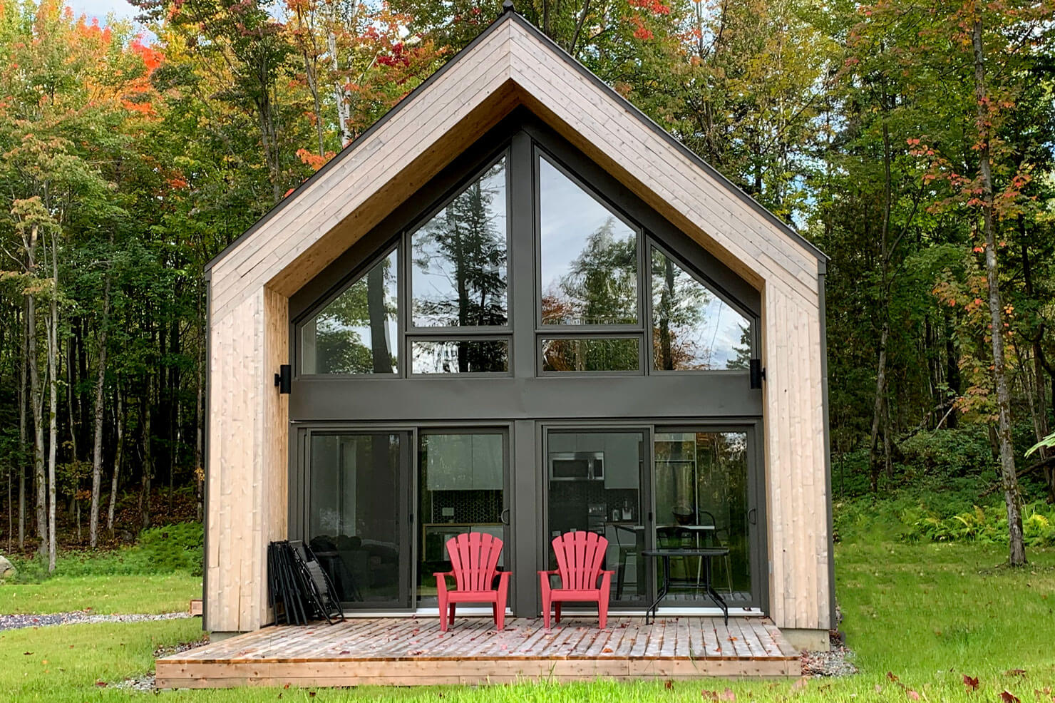 chalet préfabriqué scandinave