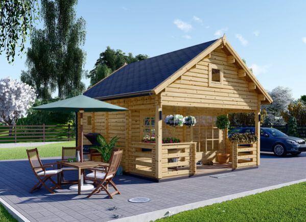 chalet bois en kit 35m2