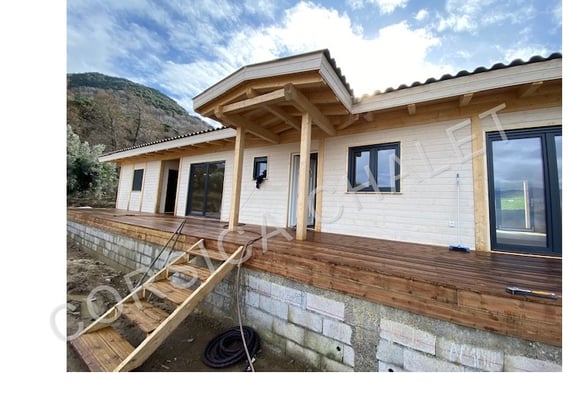 chalet en kit à vendre