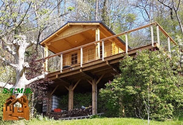 construction chalet bois en kit