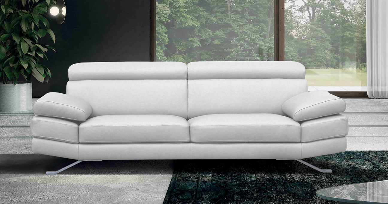 canapé cuir blanc
