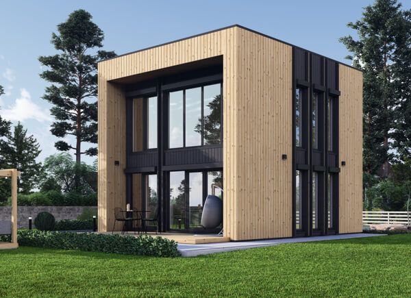 chalet en bois habitable 50m2 montagne
