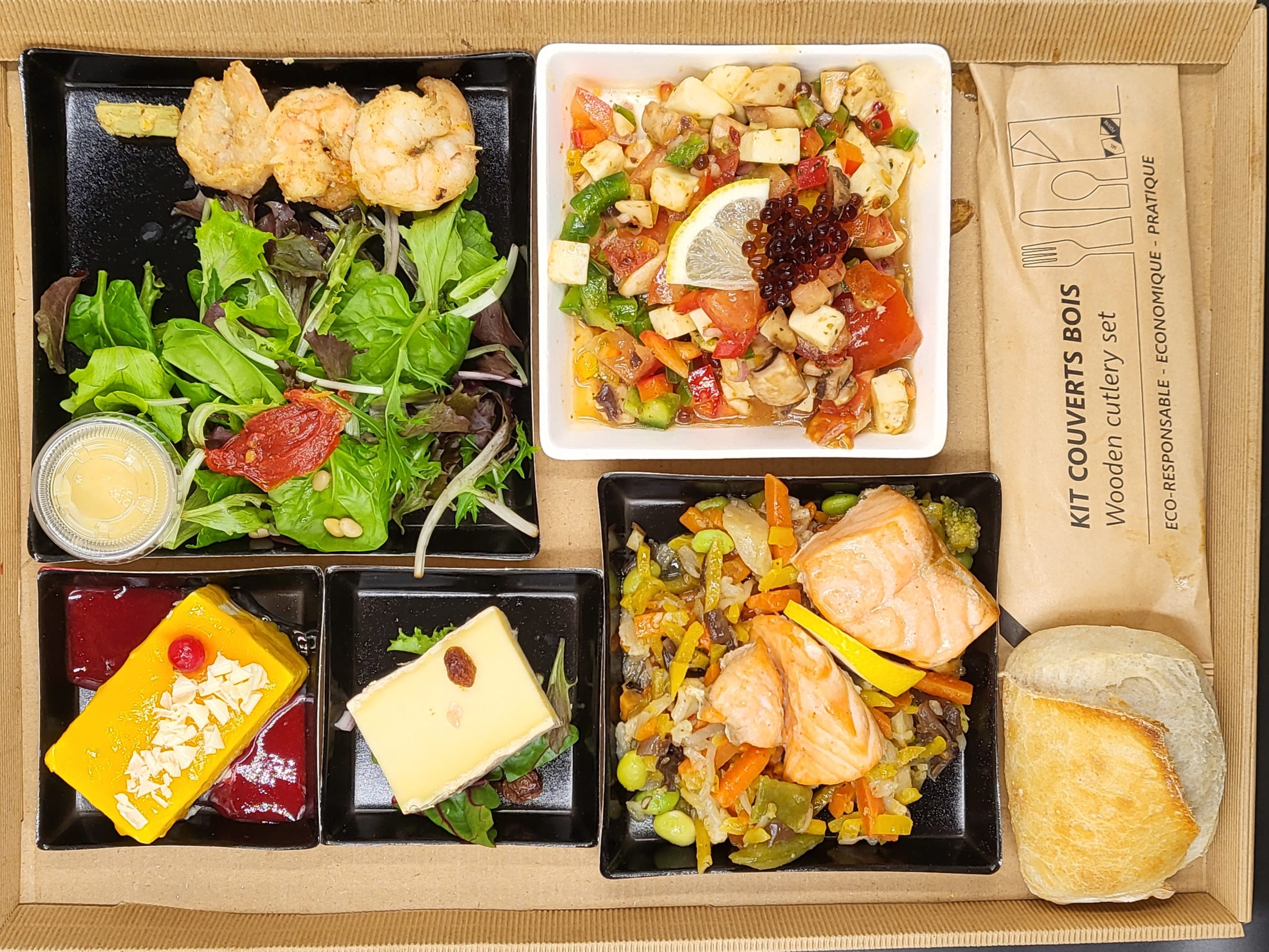 repas gastronomique a emporter