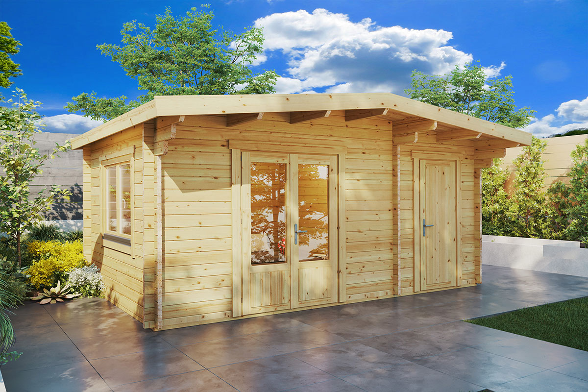 chalet bois de jardin en kit