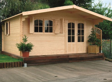 chalet bois madrier 120 mm