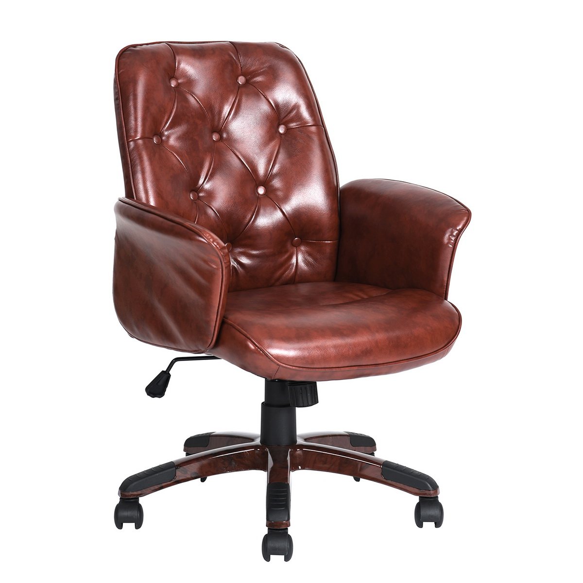 fauteuil bureau cuir vintage